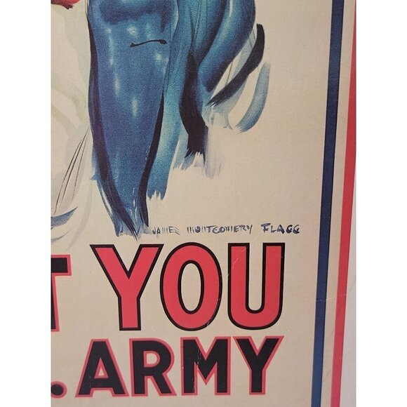 Uncle Sam US Army Recruiting Poster December 1983 I Want You For US Army 14"x11" - Picture 11 of 14
